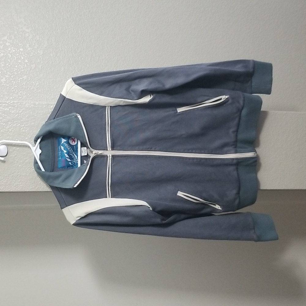Vintage All weather sportswear by guess Zip up in Blue/white